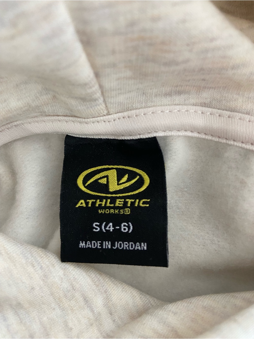 Athletic Women's Cream Heather Pullover Hoodie - Picture 6 of 6